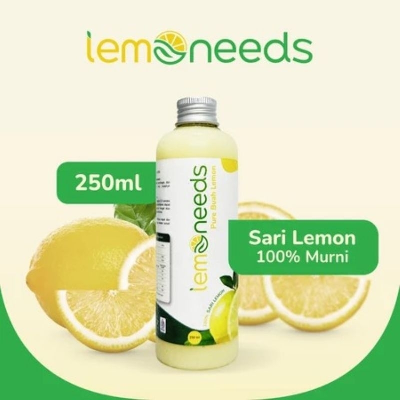 

Lemoneeds Sari buah lemon murni 250ml 100 % asli