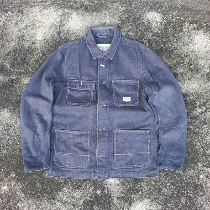Vintage SPAO Chore Jacket Jeans Denim Multi Pocket
