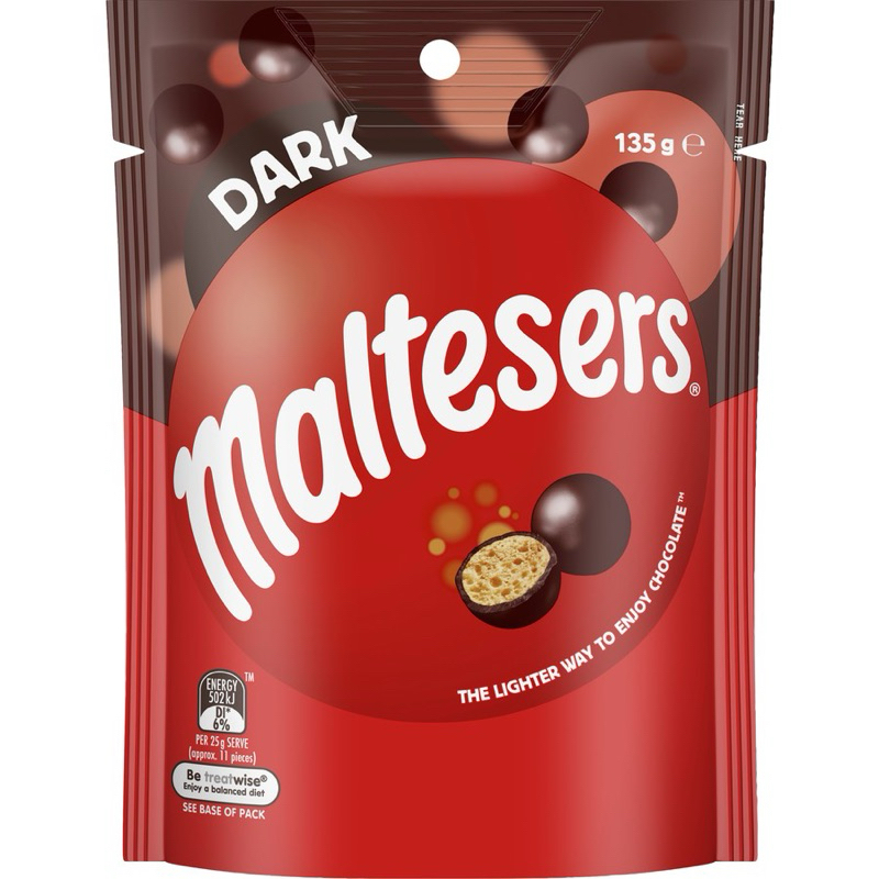 

MALTESERS Dark Chocolate Bag 135g - Australia