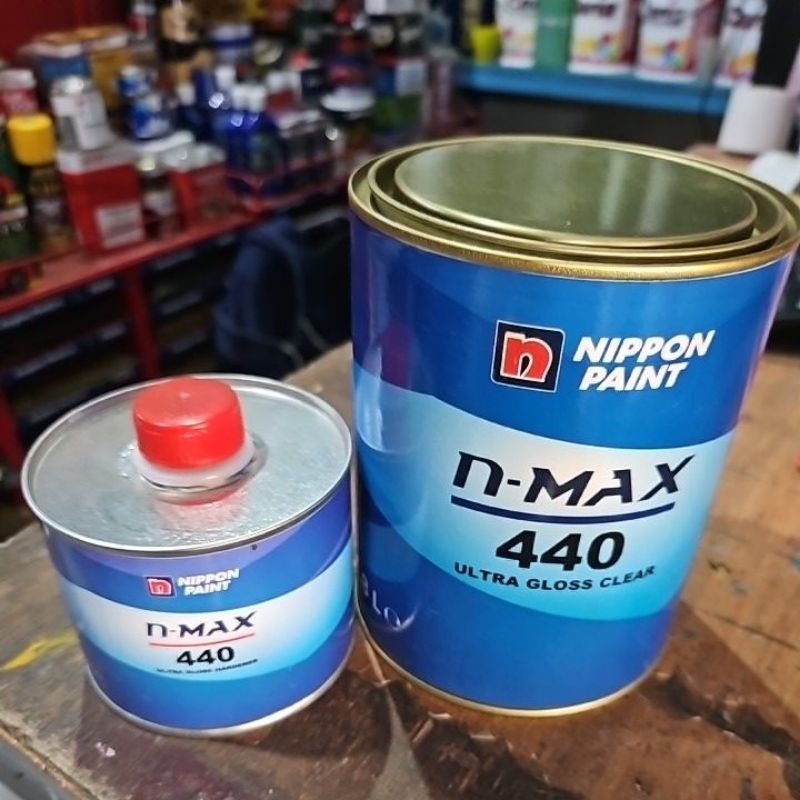Clear Pernis Nippon N-MAX 440 Ultra Gloss Clear/ Pernis Mengkilap Mobil Motor Besi