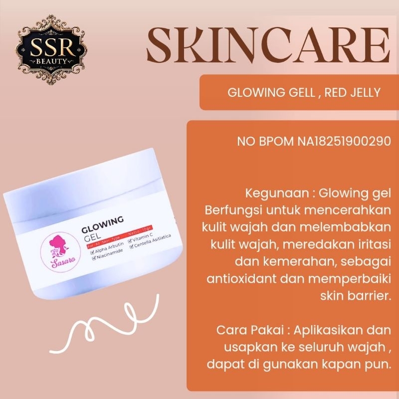 BPOM GLOWING GEL / GLOWING JELLY ARBUTIN