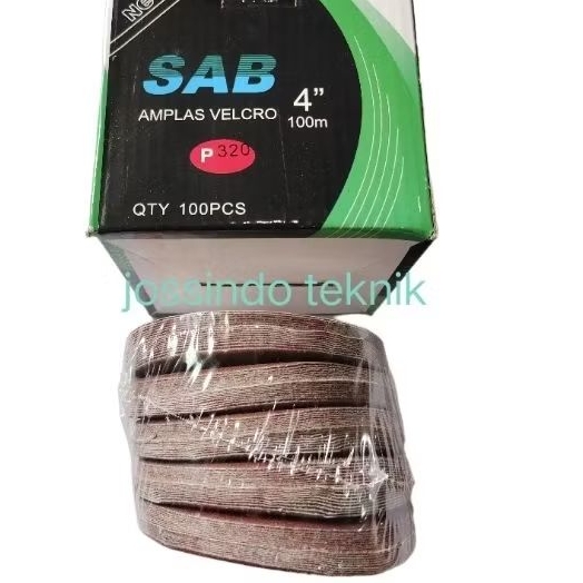 JKL SAB AMPLAS VELCRO 4" / SAB AMPLAS TEMPEL 4"