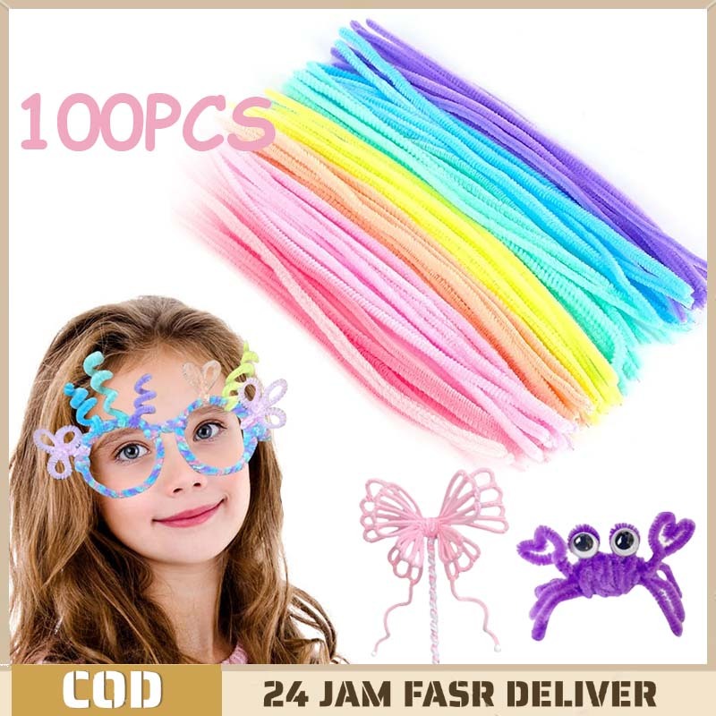 COD Kawat Bulu Mercy Batang Pelintir Warna Campuran Macaron Kawat Pastel Mix Terlaris Kawat Bulu Mer