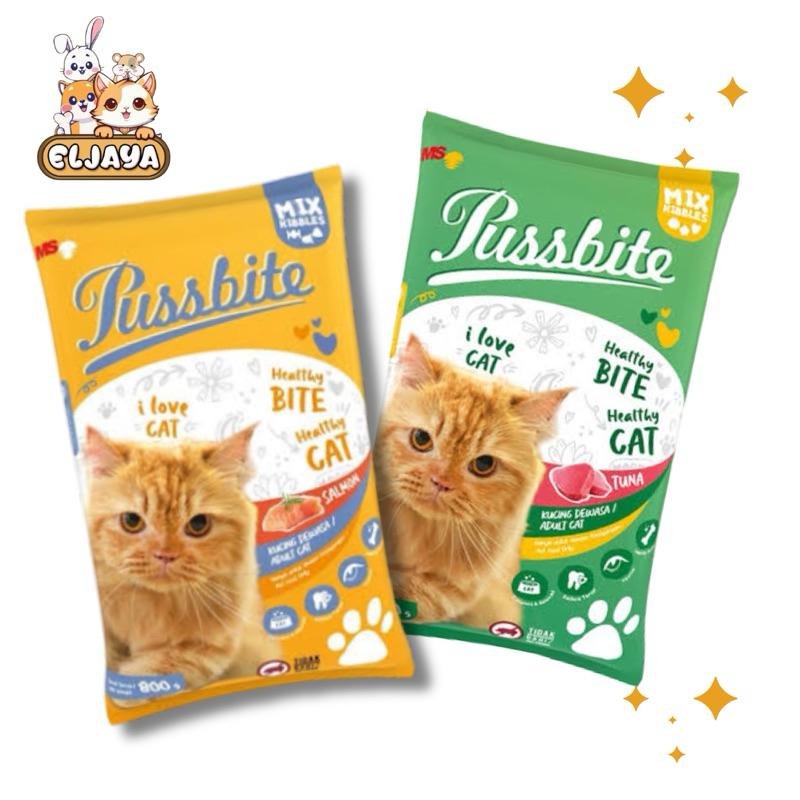 PUSSBITE DRY FOOD / MAKANAN KUCING DEWASA / CAT DRY FOOD
