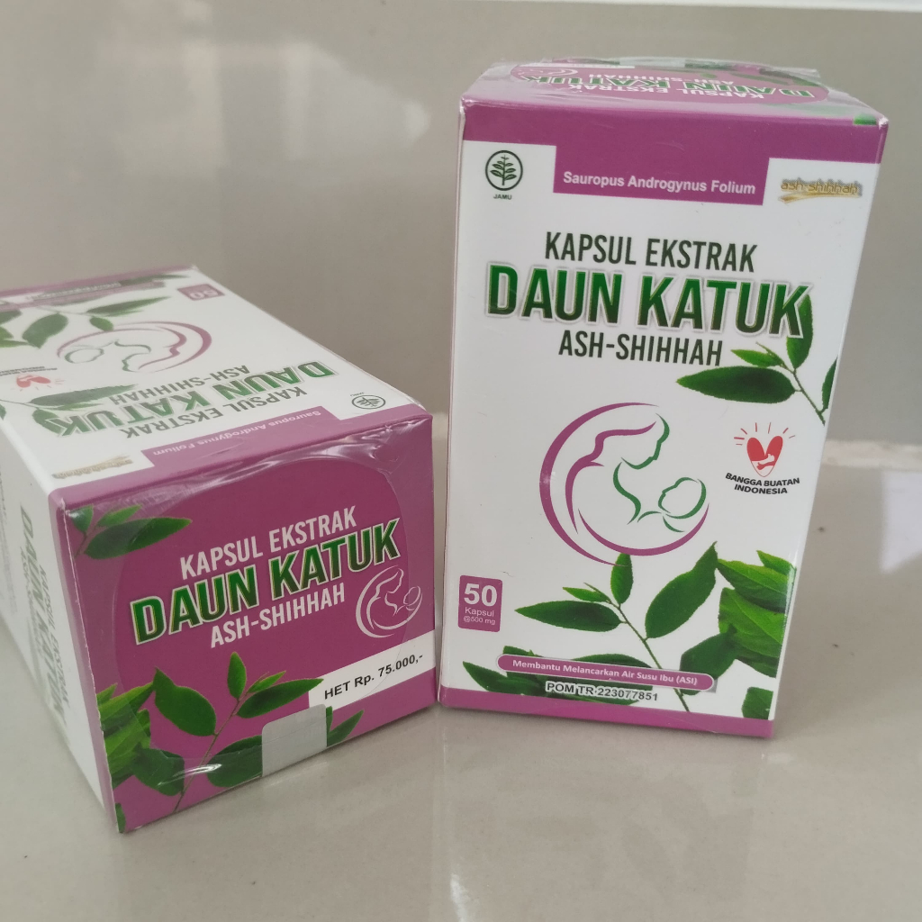 Kapsul Daun Katuk Melancarkan Asi, Asi Booster
