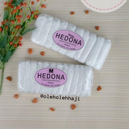 Hedona Celana Dalam Kertas Sekali Pakai Anti Bakteri / Disposable Panties Hedona Wanita