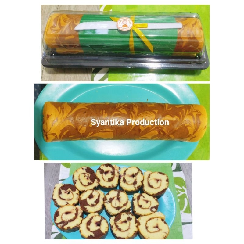 

Bolu Gulung Enak dan Lembut 26 cm Motif Coklat (Tanpa Pengawet) memakai bahan premium