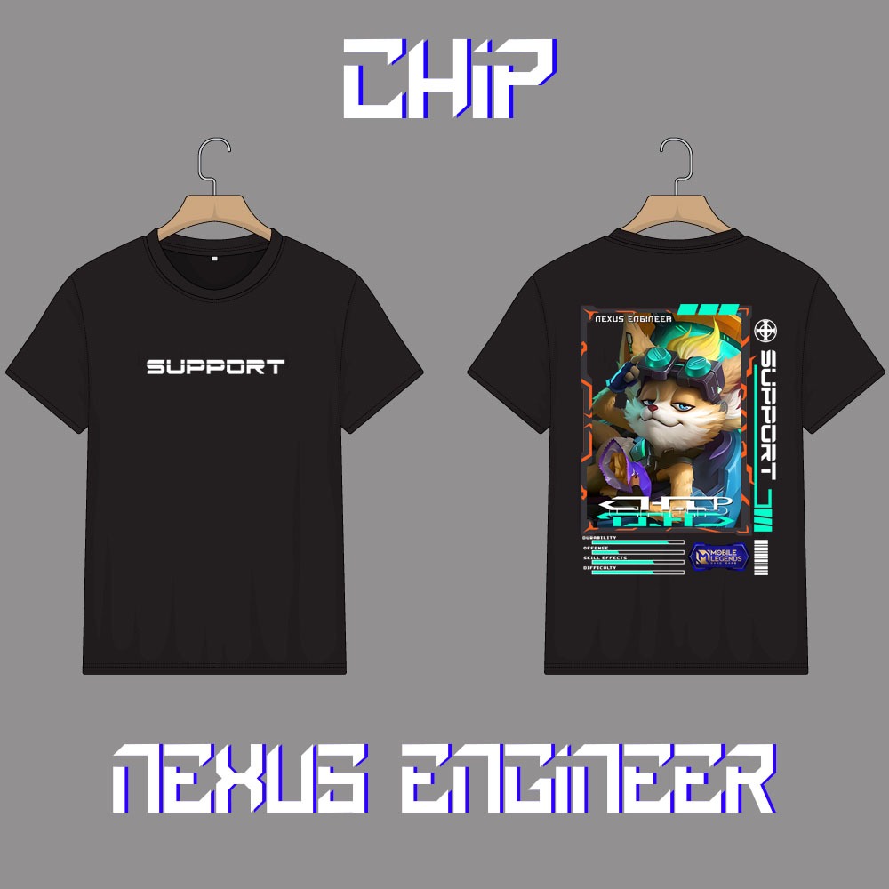 KAOS ANAK HERO MOBILE LEGEND CHIPSUPPORT SKIN KEREN//KAOS ML//KAOS ANAK MOBILE LEGEND//KAOS ANAK CHI