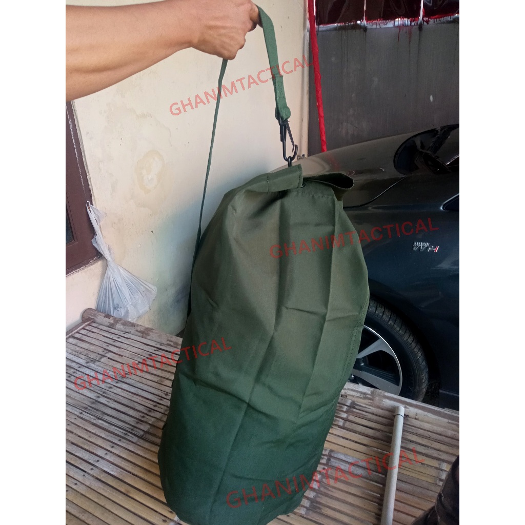 Tas Pulsak Asli Jatah TNI - Tas Kapsul TNI - Tas Pulsak Hijau Original TNI