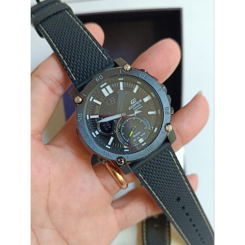 Casio edifice ECB 20CL original bekas lengkap box normal semua siap pakai