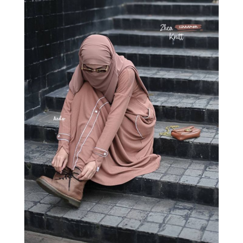 Zhea Knit (Gamis Aja) | Gamis Daily | Gamis Knit |Abaya Knit