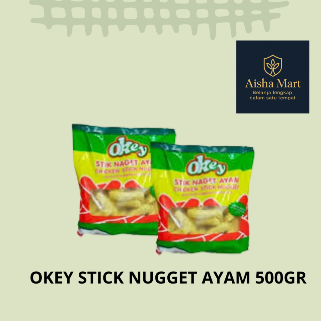 

Okey Stik Nugget Ayam 500gr | Sosis Nugget Ayam Stik Frozen Food Praktis Goreng