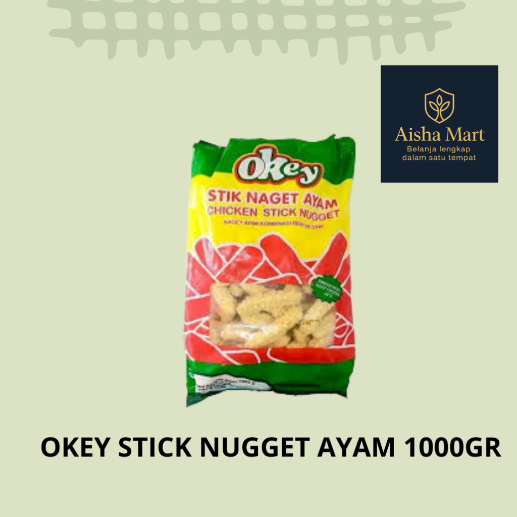 

Okey Stik Nugget Ayam 1kg | Nugget Ayam Stik Frozen Food 1000gr Halal & Renyah