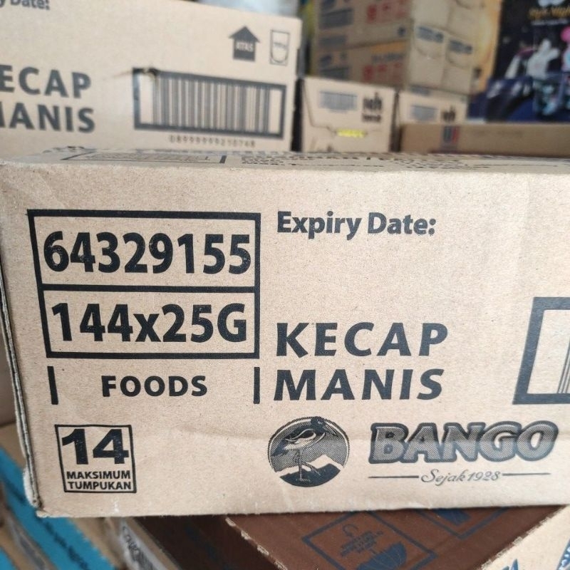 

Bango Kecap Manis Bango 25 gr - 1 DUS (144 pcs)