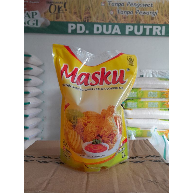 

MINYAK | MINYAK GORENG KEMASAN | MINYAK GORENG MASKU | 2 LITER