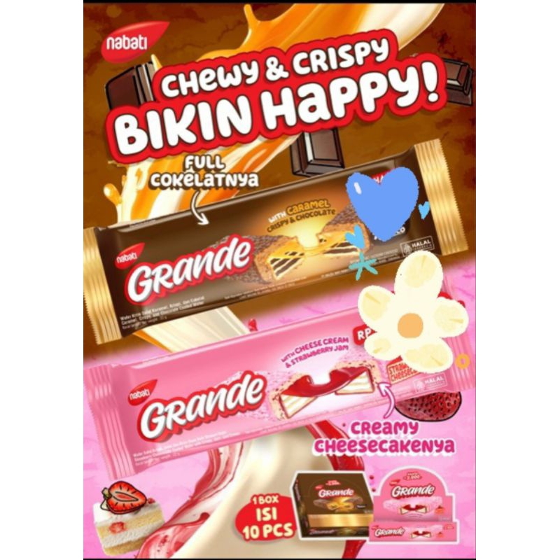 

NABATI GRANDE STRAWBERRY CHEESECAKE & COKLAT