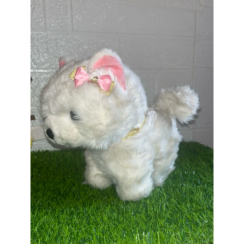 BONEKA KUCING PUTIH ELEKTRIK