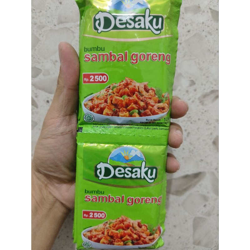 

Bumbu Sambal Goreng Desaku Kemasan 1 Renceng isi 10 Sachet