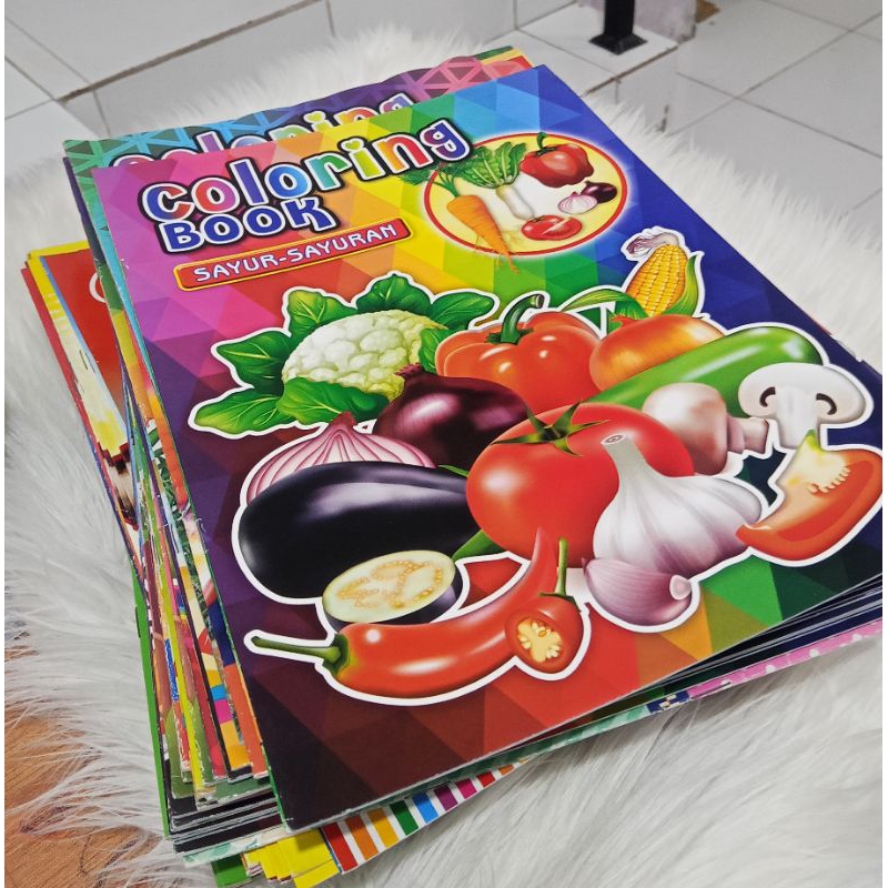 BUKU MEWARNAI ANAK// COLORING BOOK// BUKU MEWARNAI ANAK TK
