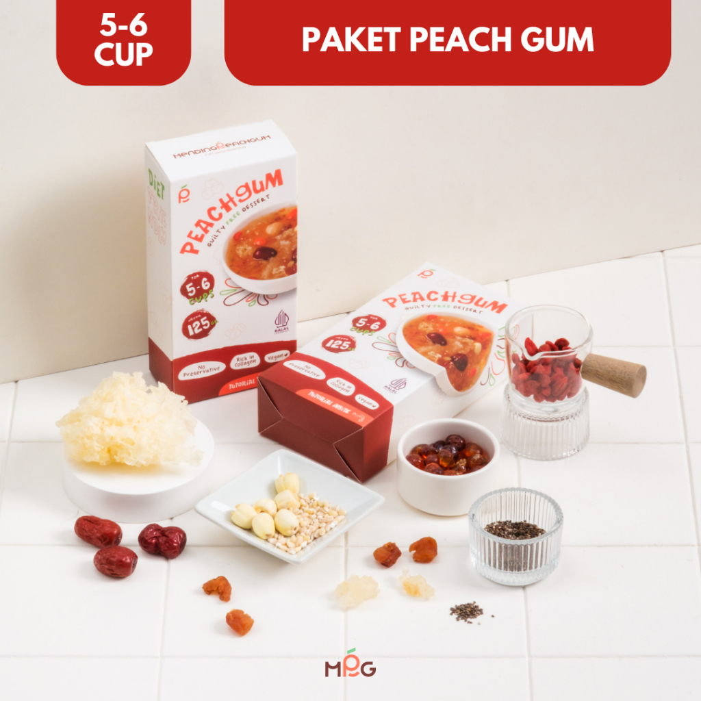 

Paket Peach Gum Box Collagen Dessert 5-6 Porsi