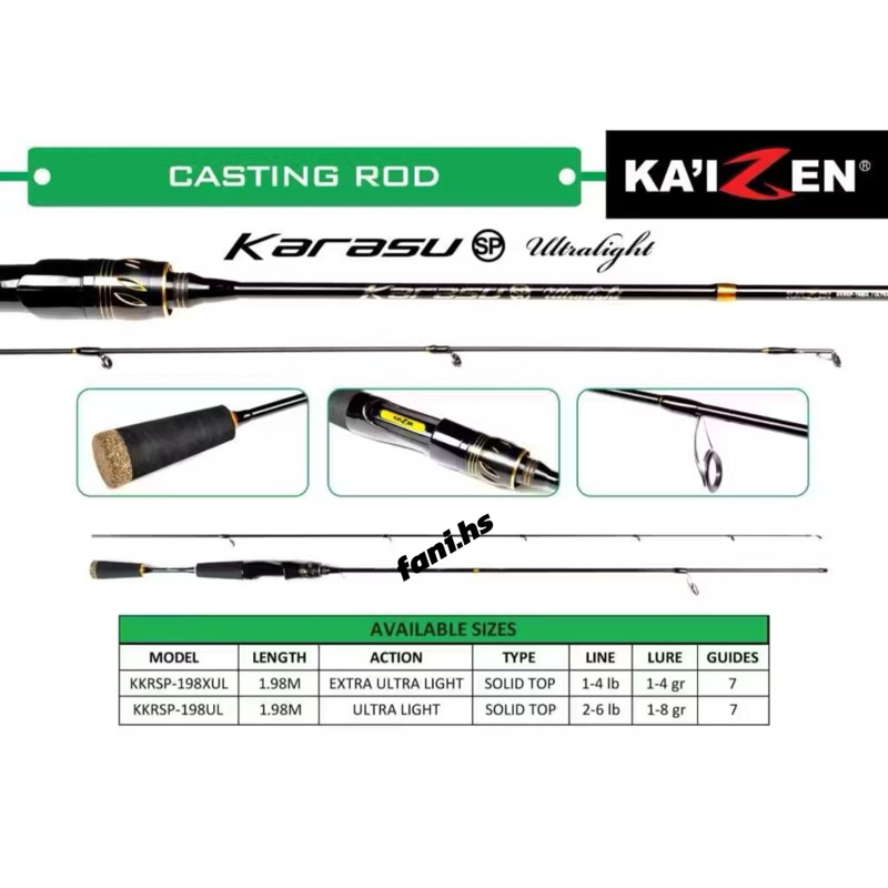 JORAN KAIZEN KARASU 2-6LB, 1-4LB CARBON SOLID, JORAN UL DAN XUL, JORAN ULTRALIGHT MURAH BERKUALITAS