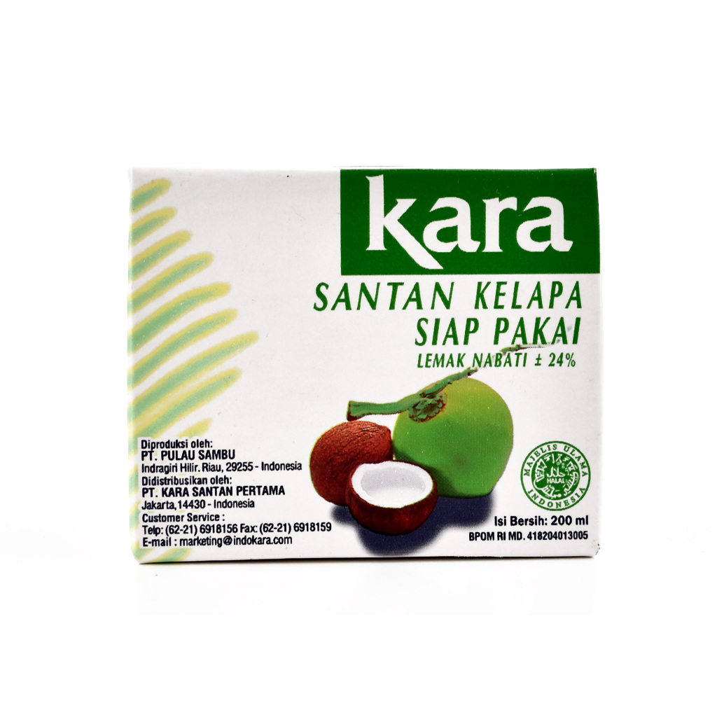 

Kara Coconut Cream Krim Kelapa Santan Siap Pakai Lokal HALAL