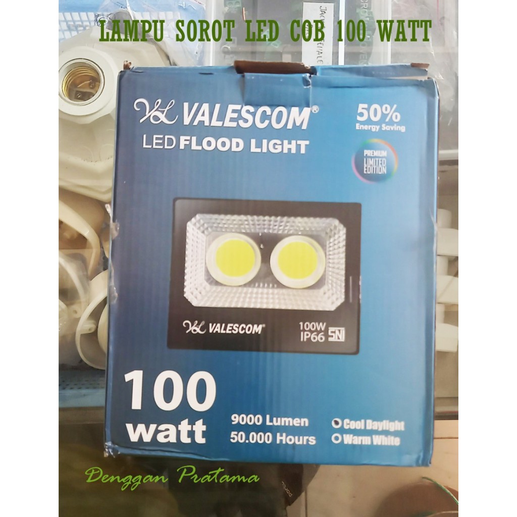 Lampu Sorot Tembak Led COB 100 Watt Valescom