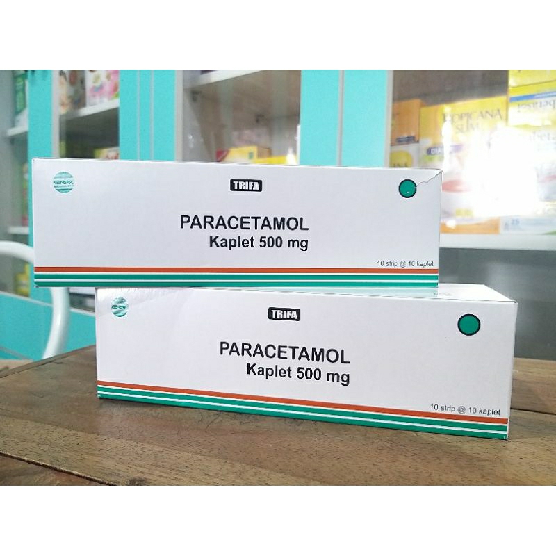 1 BOX | PARACETAMOL 500 MG TABLET | 1 BOX ISI 10 STRIP