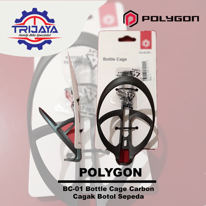 Polygon BC-01 Carbon Bottle Cage Cagak Botol Sepeda