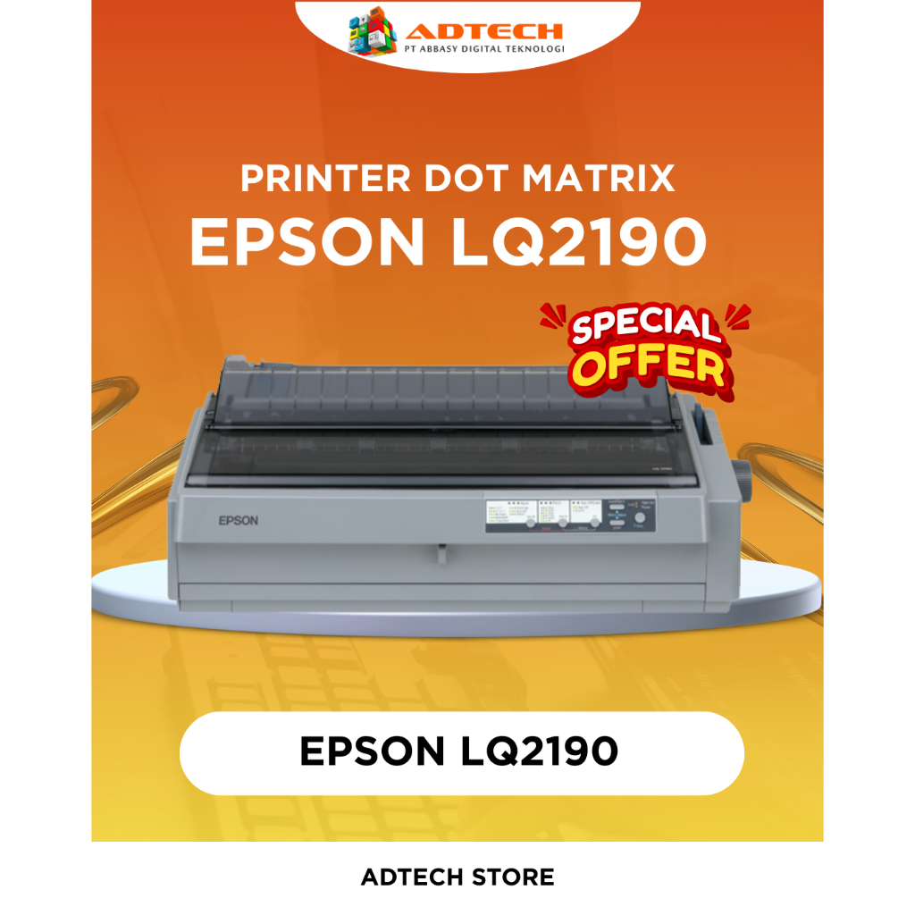 Epson LQ-2190 Dot Matrix Printer Second Normal