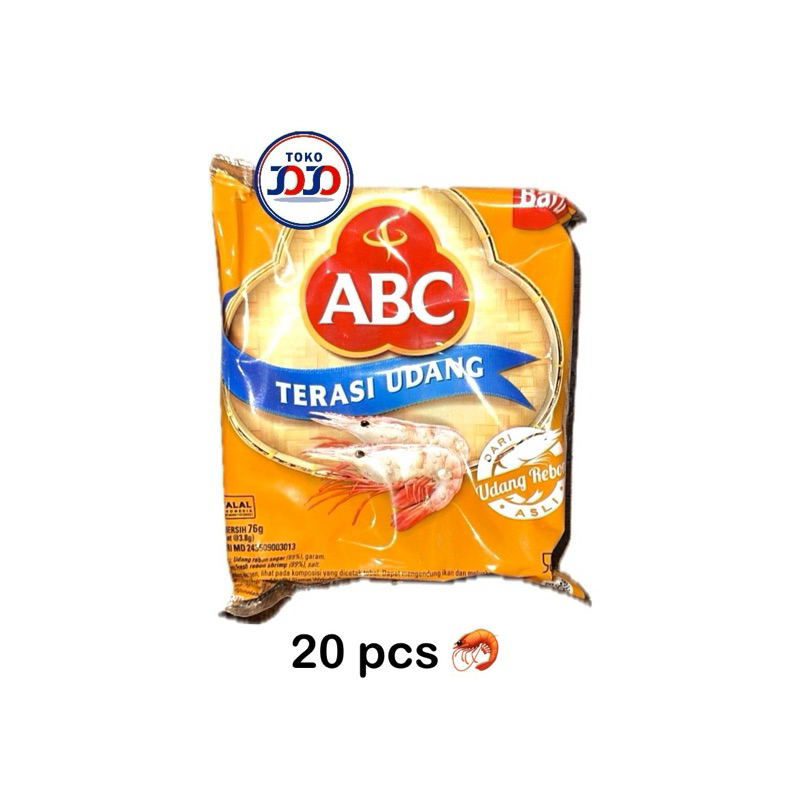 

Terasi Udang ABC - Calok ABC 20 PCS (1 Pak = 76 gram)