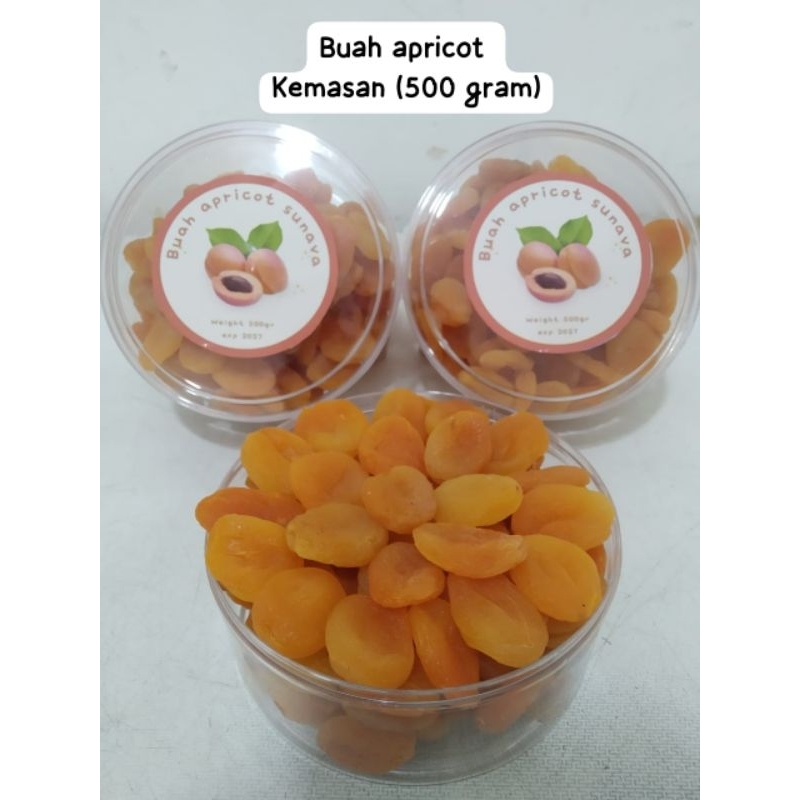 

buah aprikot kemasan 500 gram