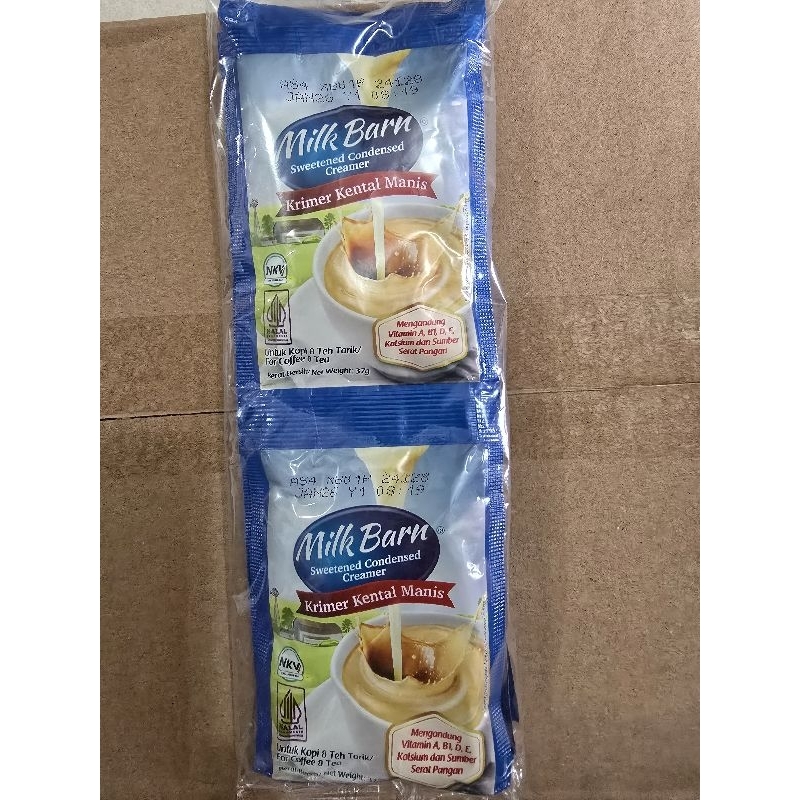 

milkbarn kental manis sachet 1pak isi 6 bks