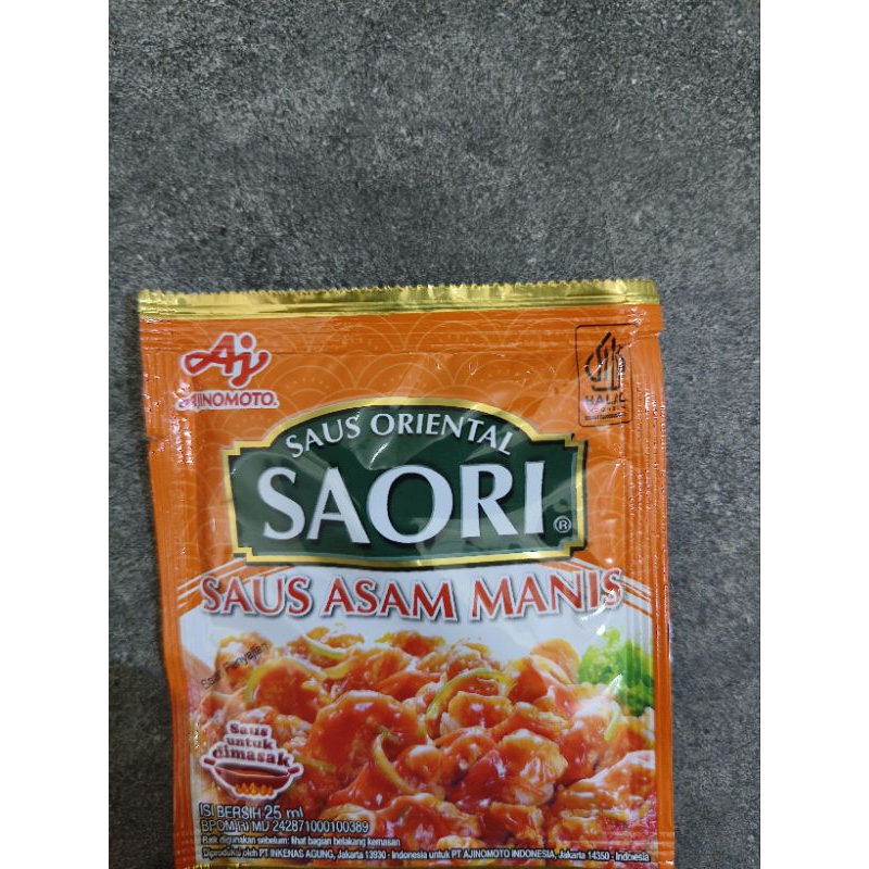 

Saus Asam Manis Saori Kemasan 1 Sachet