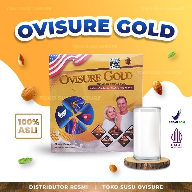 OVISURE GOLD SUSU BPOM , Susu Ovisure gold MEMBANTU MEMULIHKAN KERUSAKAN TULANG , OVISURE GOLD SUSU
