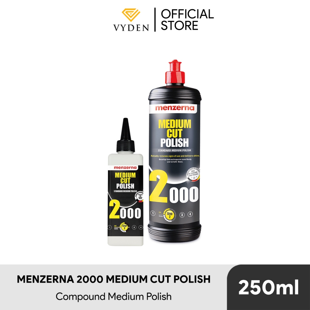 MENZERNA Medium Cut Polish 2400 250 ml Ecer Kompon Medium Terbaik MURAH
