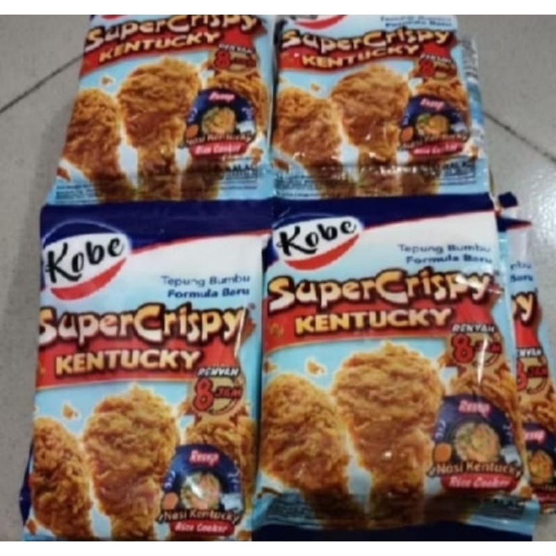 

KOBE TEPUNG CRISPI KENTAKY 1RENTENG ISI 10 PCS