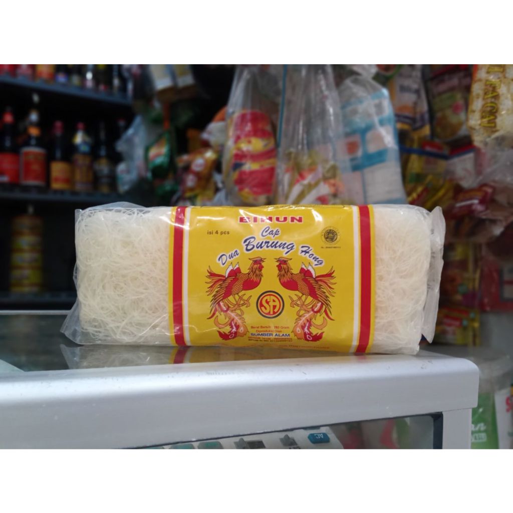 

Bihun Cap Dua Burung Hong berat/isi 250gr