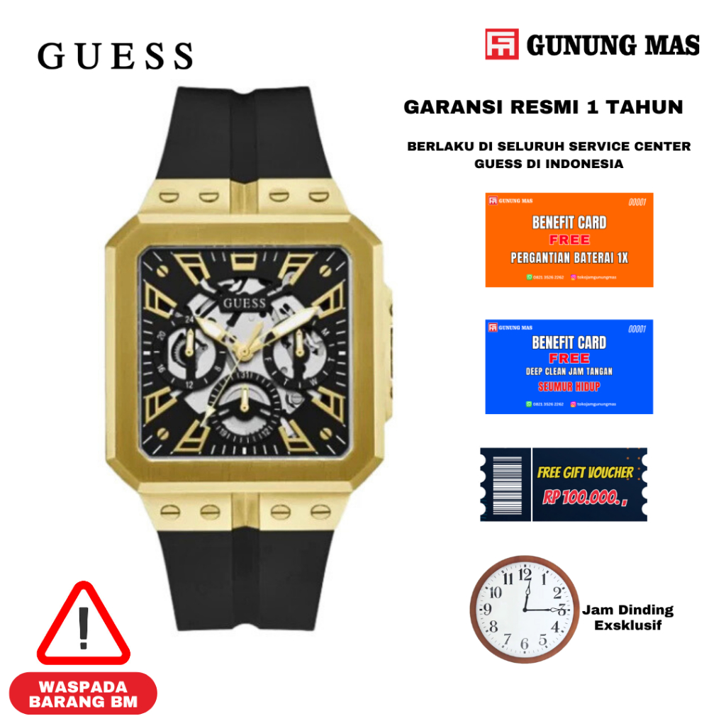 Jam Tangan Pria Guess GW063  Original 100%