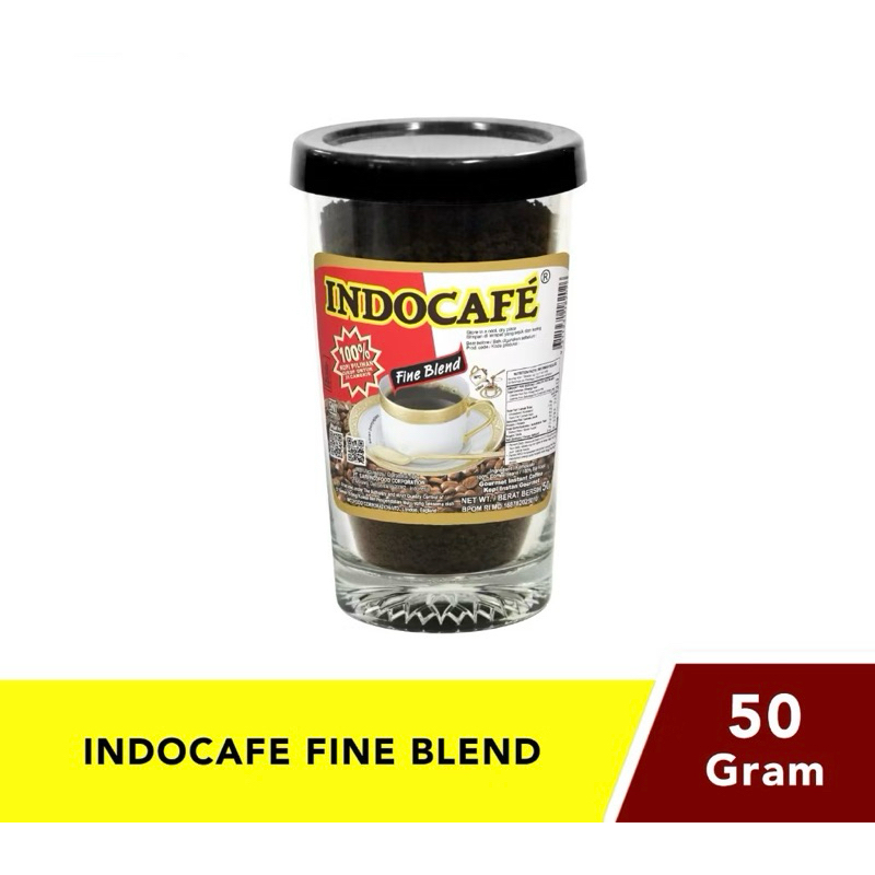 

TERMURAH !! INDOCAFE FINE BLEND 50g