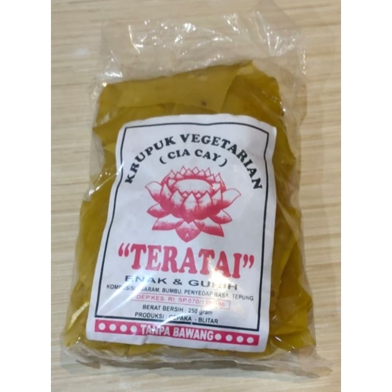 

Kerupuk Puli "Teratai" Vegan Vegetarian tanpa bawang