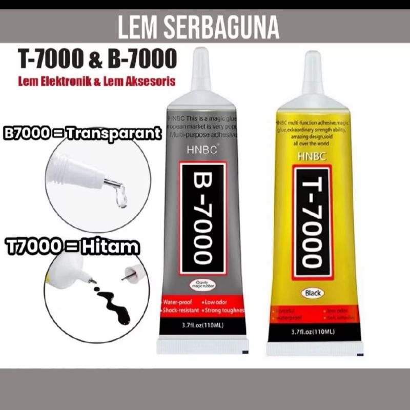 

Lem Transparant Lem B7000 Bening Serba Guna Optical Clear