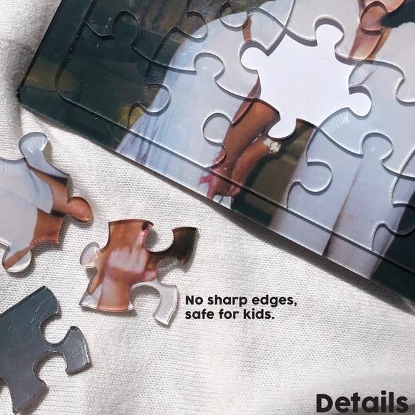 Puzzle Acrylic 2mm | Puzzle Custom | Akrilik Puzzle 20x25cm