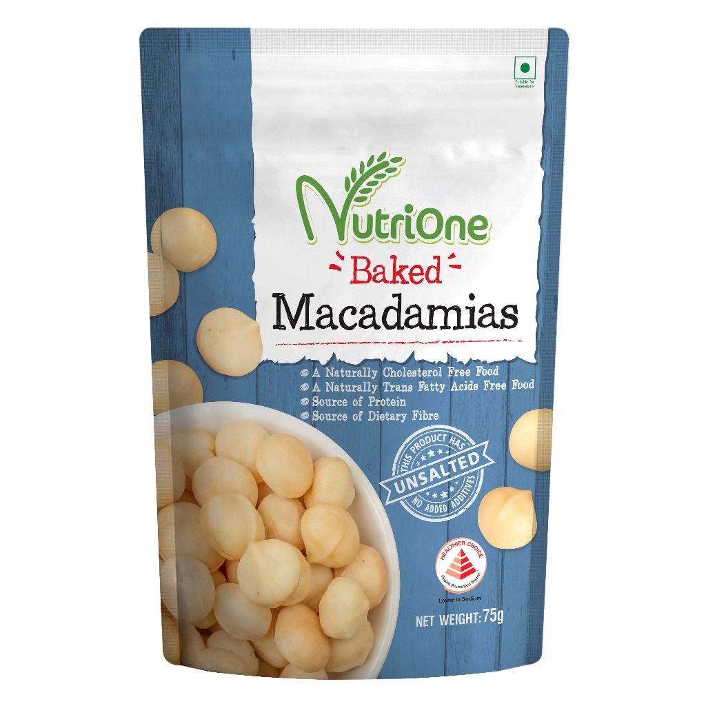 

NutriOne Baked Macadamias 75g