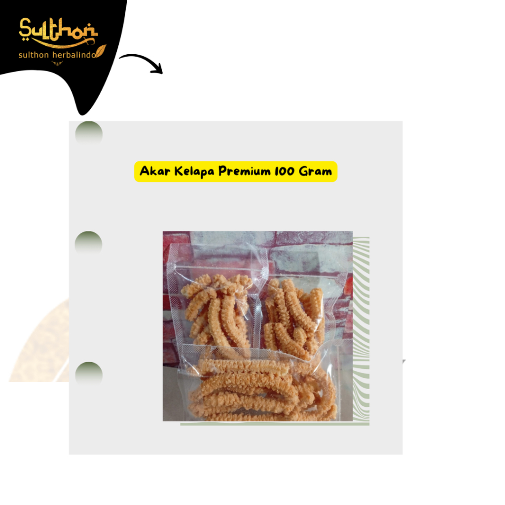 

sulthon cemilan - Akar kelapa original 100 Gram