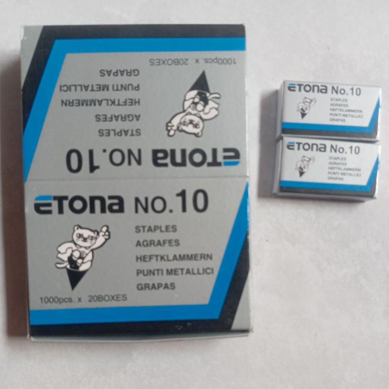 

Isi staples kecil, Etona No 10, 1 pack kecil