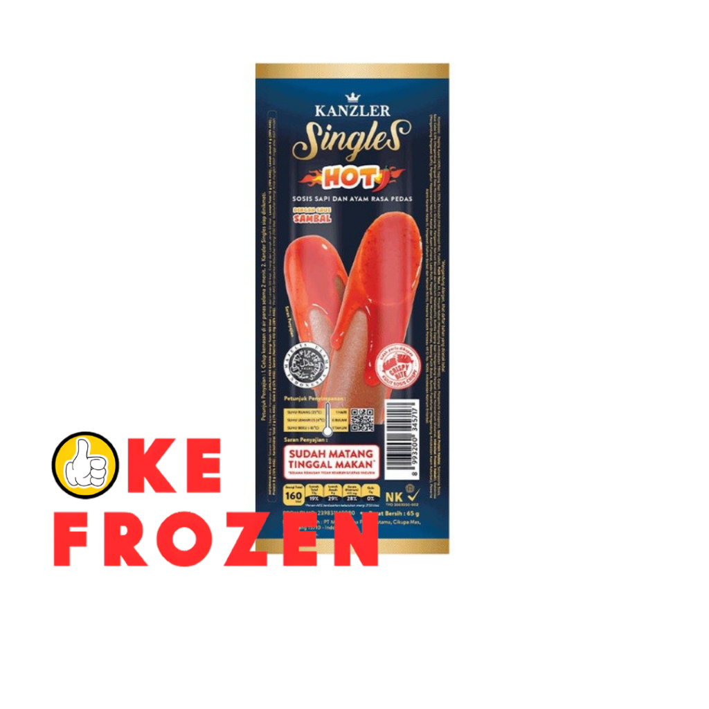 

SOSIS KANZLER SINGLES HOT 65GR
