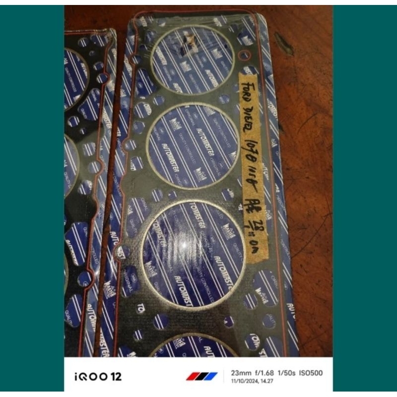 pakdeksel/gasket head (107mm) ford diesel D series 1972 6.0L 6cylinder (tipe 107mm diameter boring)