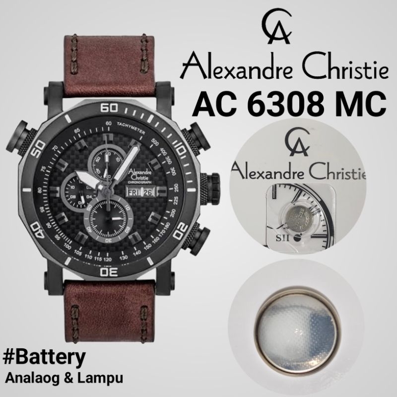 Baterai Jam Tangan Alexandre Christie AC6308MC