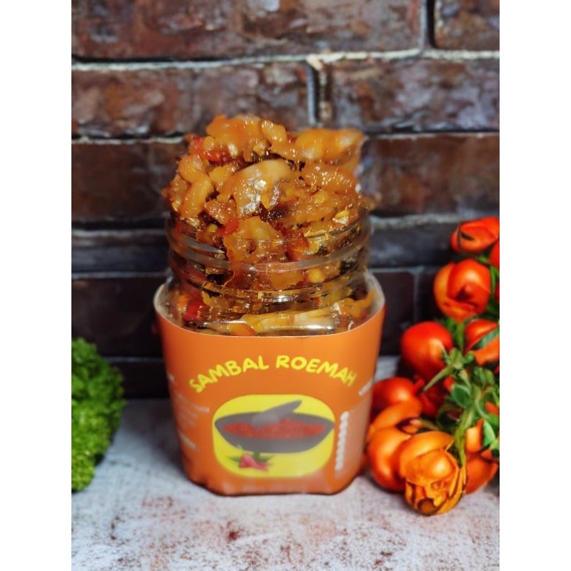 

sambal tongkol suwir kemasan botol sambal siap saji